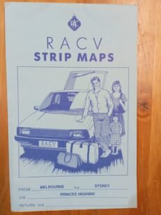 Collectible RACV Travel Strip Map 1988 Melbourne To Sydney Princes Hwy