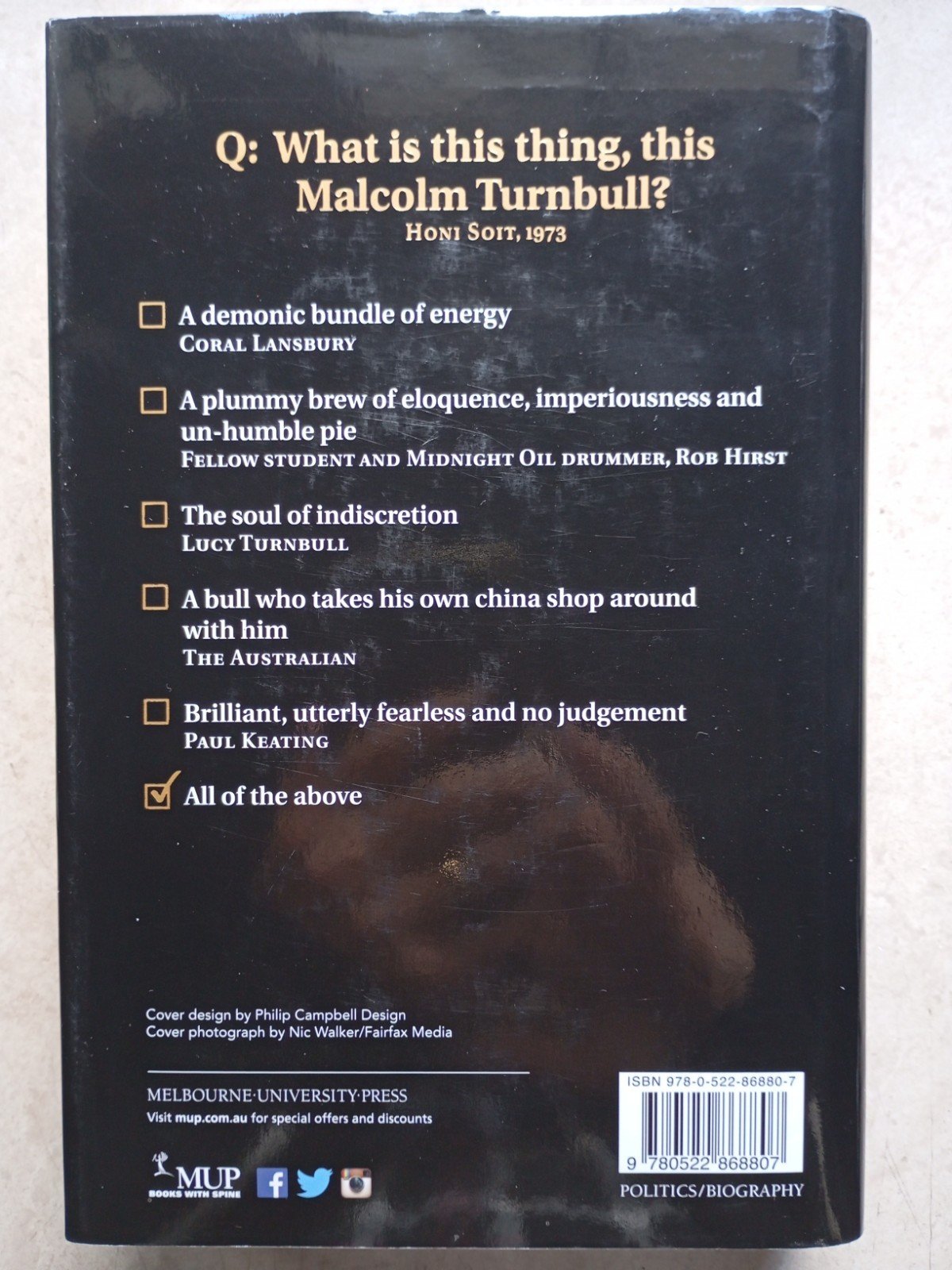Born to Rule -The Unauthorised Biography of Malcolm Turnbull by Paddy Manning - Image 3