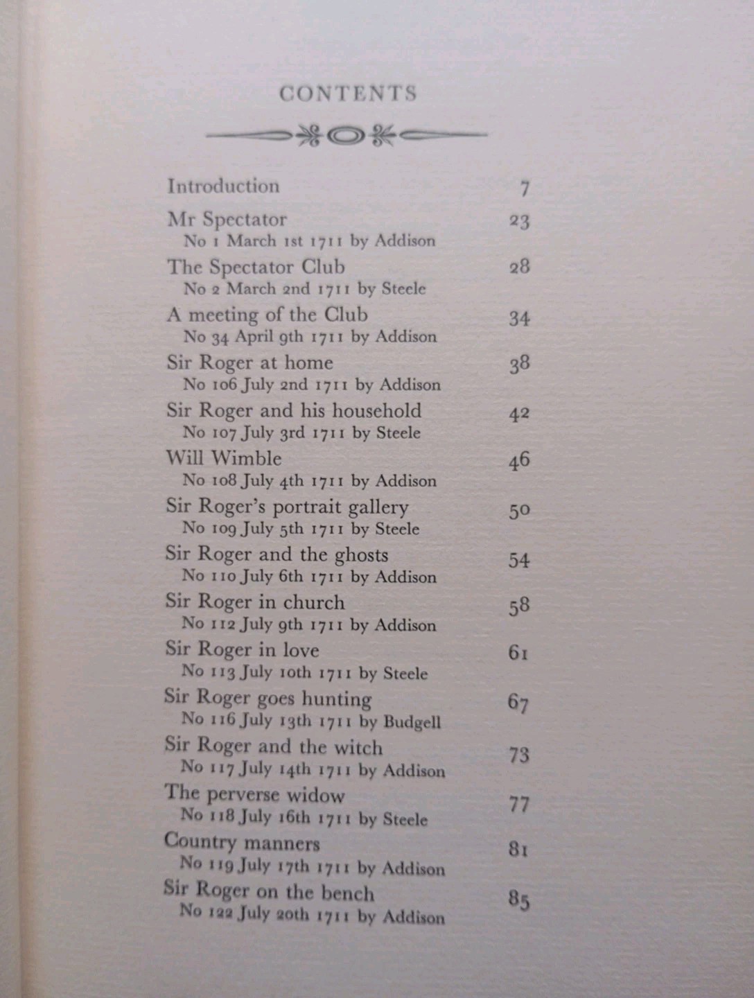 Sir Roger de Coverly by Joseph Addison (Folio Society Hardcover, 1967) - Image 4