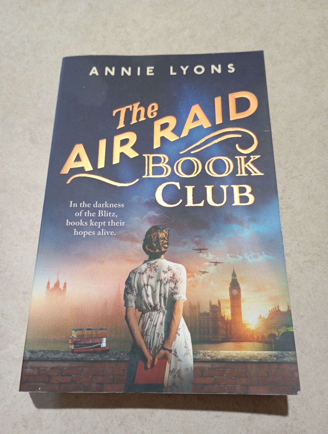 The Air Raid Book Club by Annie Lyons (WWII Fiction Paperback,2023)