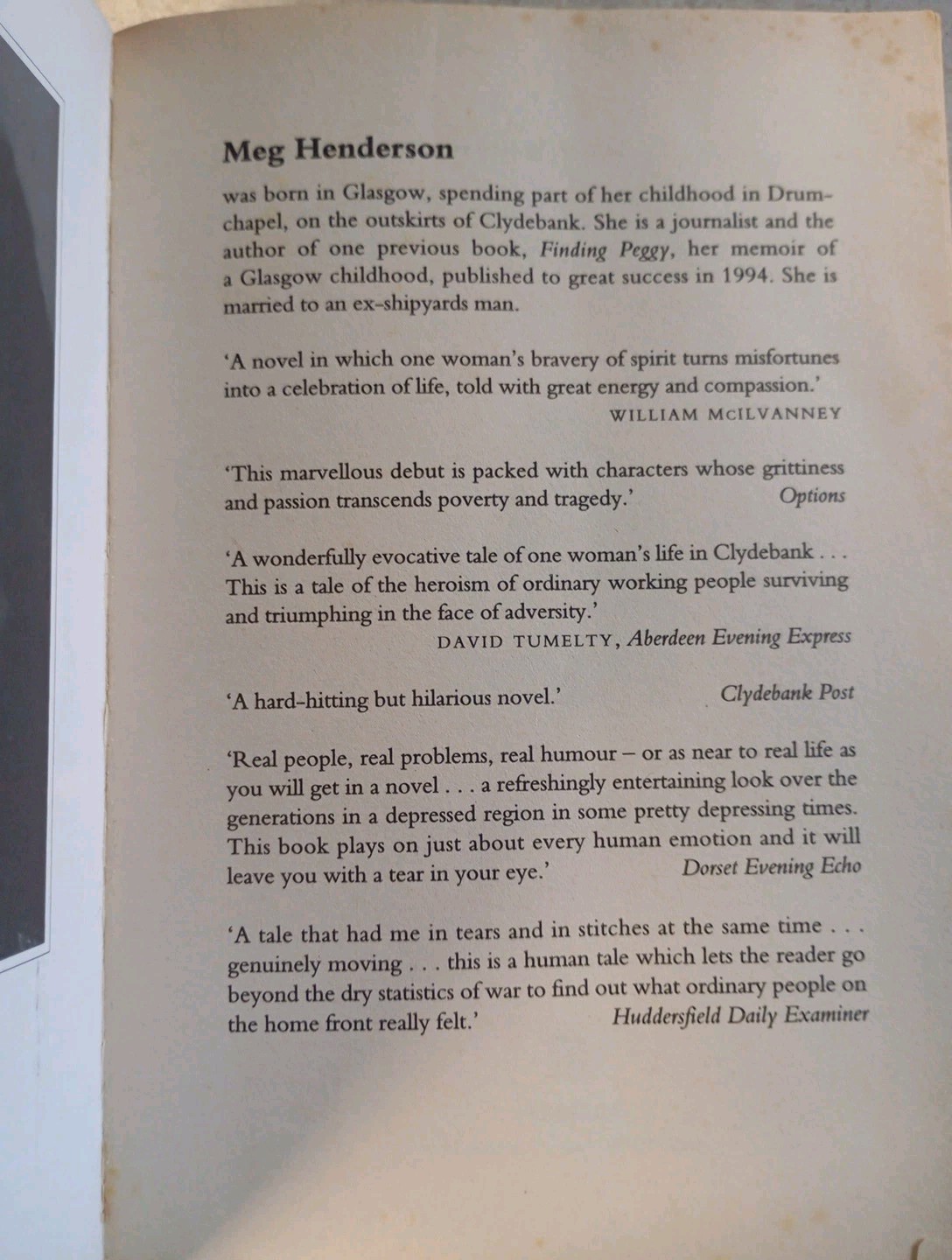 The Holy City: A Tale of Clydebank by Meg Henderson (Paperback, 1998) - Image 4