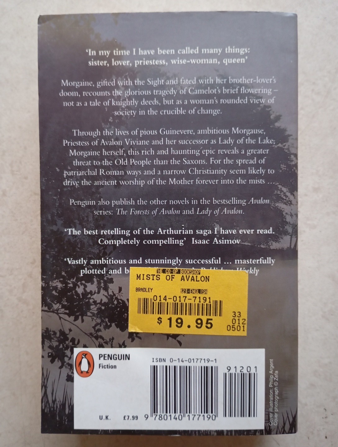 The Mists of Avalon by Marion Zimmer Bradley (Paperback,1993) - Image 3