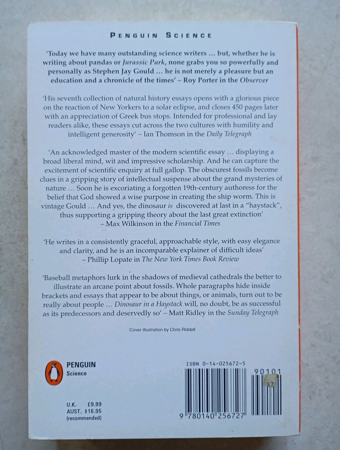 Dinosaur in a Haystack by Stephen Jay Gould (Paperback, 1997) - Image 3