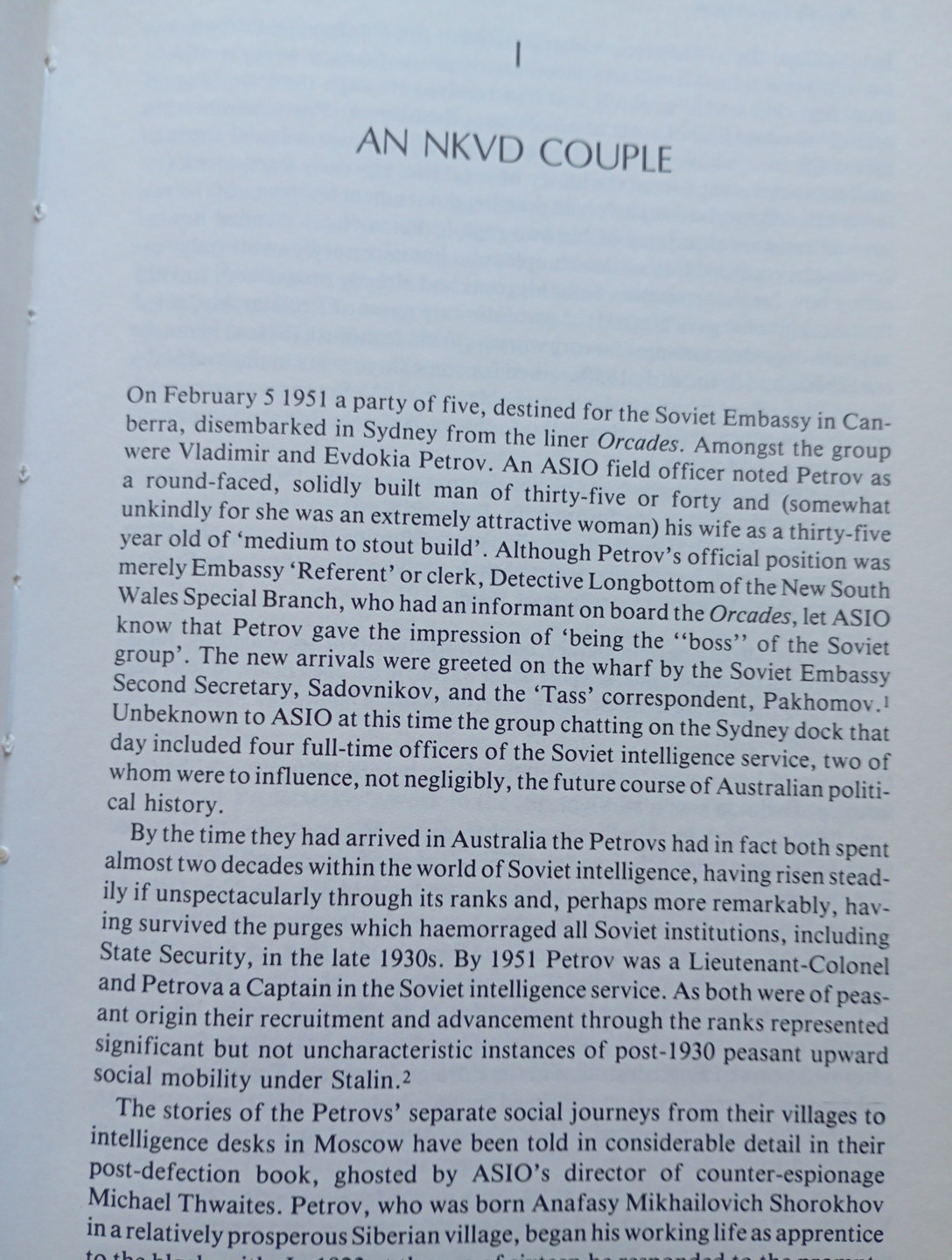 The Petrov Affair Politics and Espionage by Robert Manne (Paperback, 1987) - Image 7