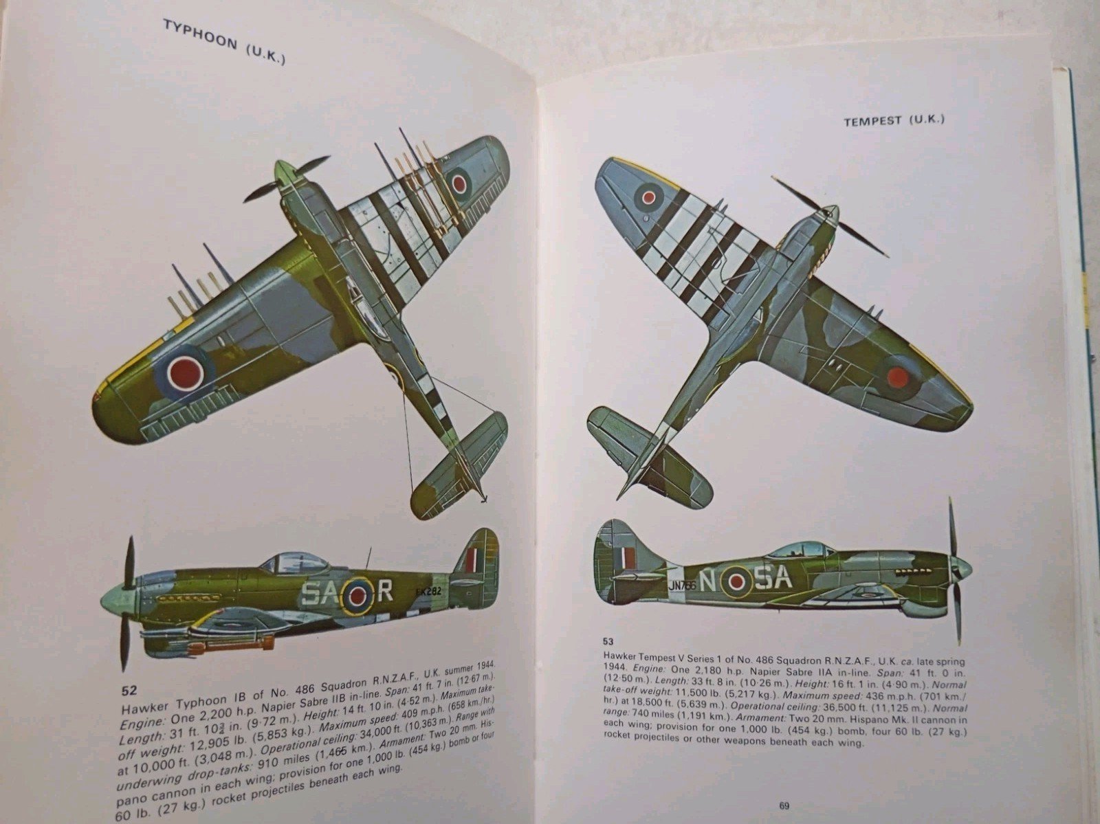 Fighters and Bombers of World War II 1939-45 by Kenneth Munson (HBDJ Book) - Image 5