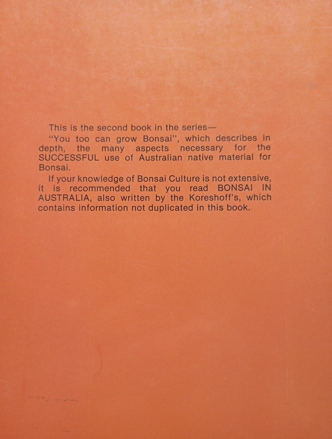 Bonsai with Australian Native Plants by Deborah R. Koreshoff (Paperback, 1985) - Image 3