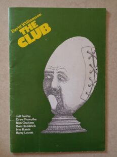The Club Play By David Williamson - 1978 Nimrod Theatre Company Program