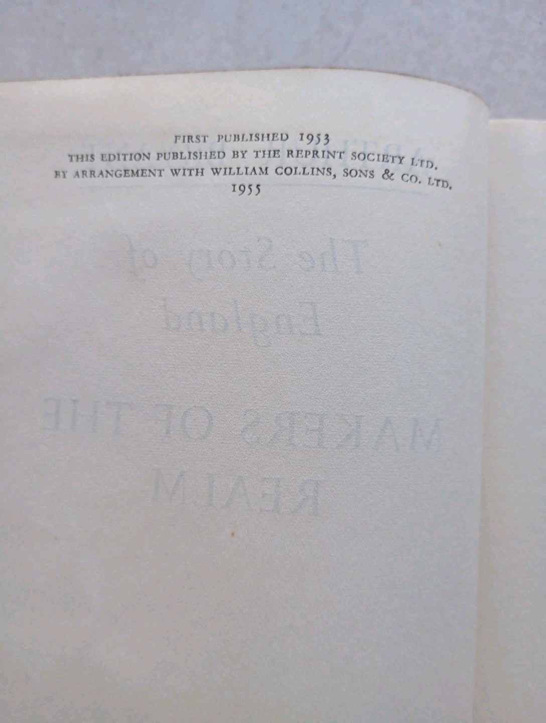 The Story of England: Makers of the Realm by Arthur Bryant (Hardcover, 1955) - Image 4